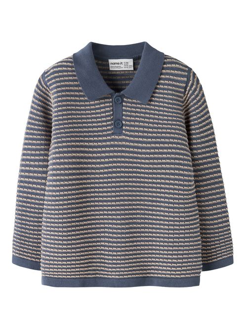 Hovedbilde Name It Ketan Knit Polo -  Vintage Indigo SESAME
