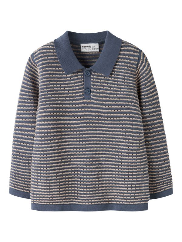Name It Ketan Knit Polo -  Vintage Indigo SESAME