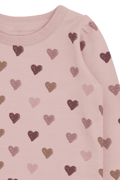 Hovedbilde Hust&Claire Abba Hearts ull/bambus trøye  - adobe ...