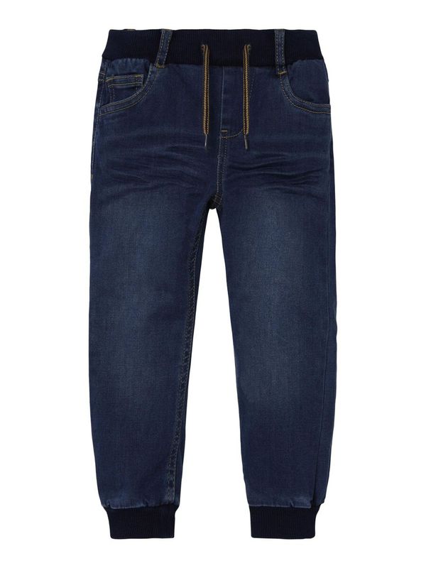 NmmBen baggy round jeans - Dark Blue Denim