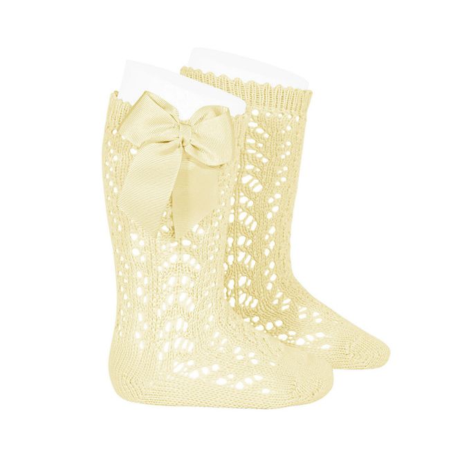 Hovedbilde Cóndor knestrømper med sløyfe - Butter