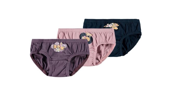 Hovedbilde NmfPawPatrol Nanna 3pk truser - Mauve Shadows