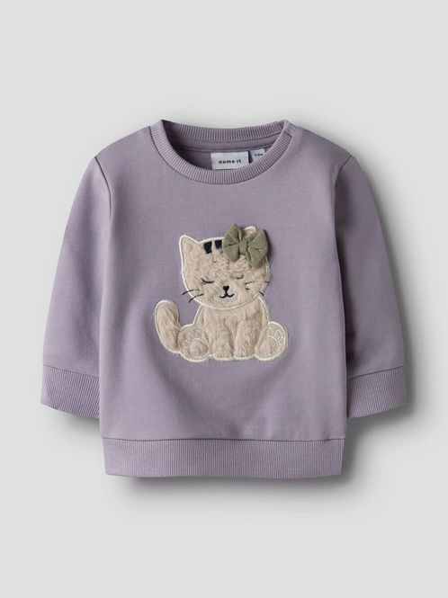 Hovedbilde NbfTacathy ls Sweat - Lavender Grey