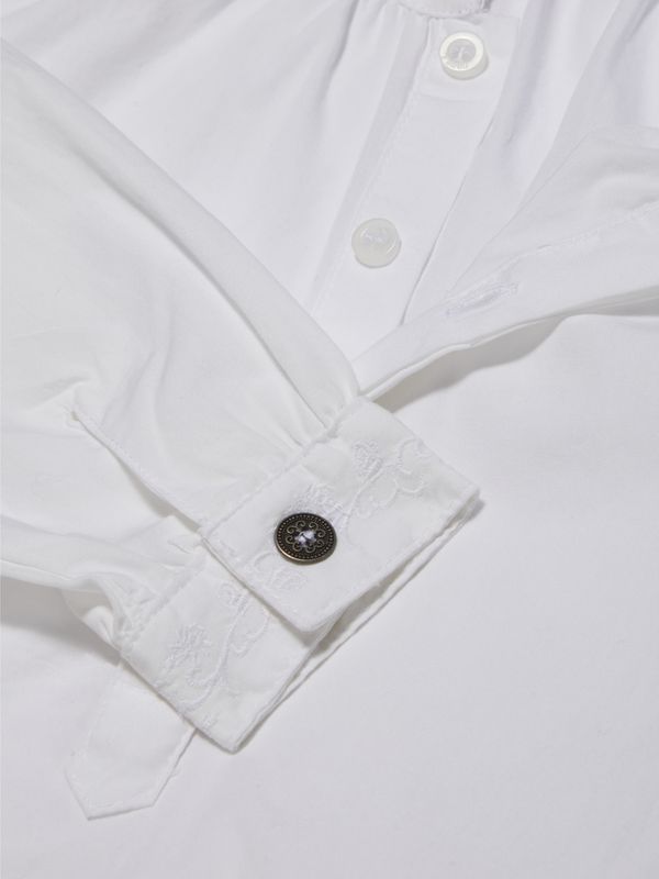 NmmToby ls shirt - Bright White