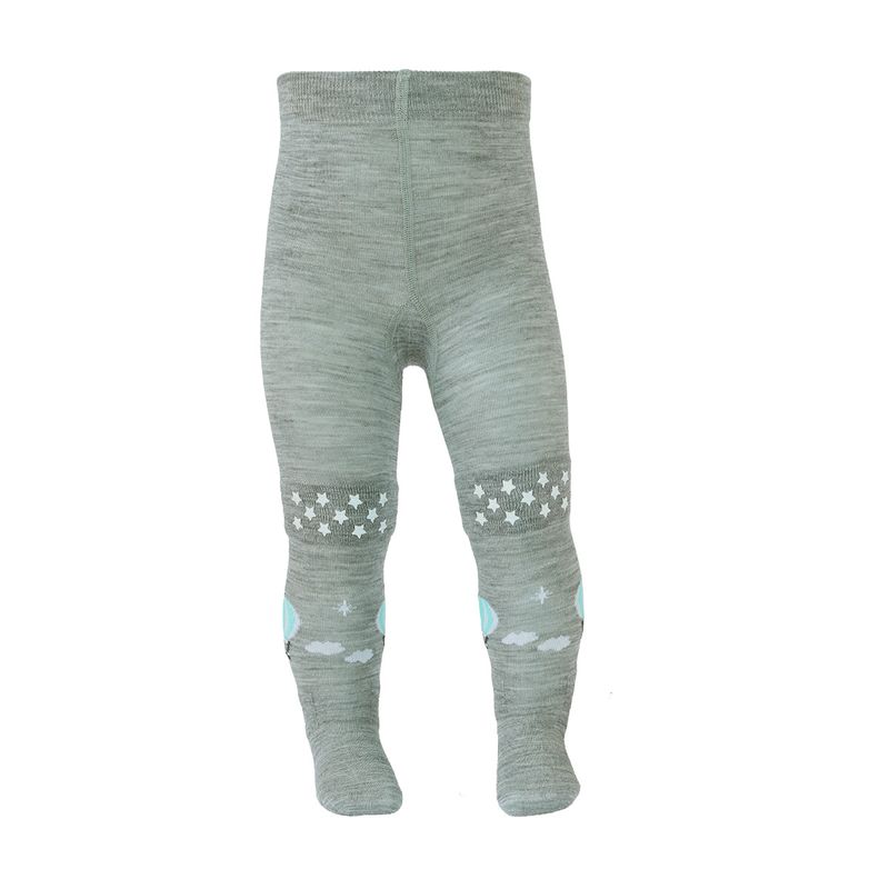 Safa Krabbe Strømpebukse Ull - Luftballong - Grey