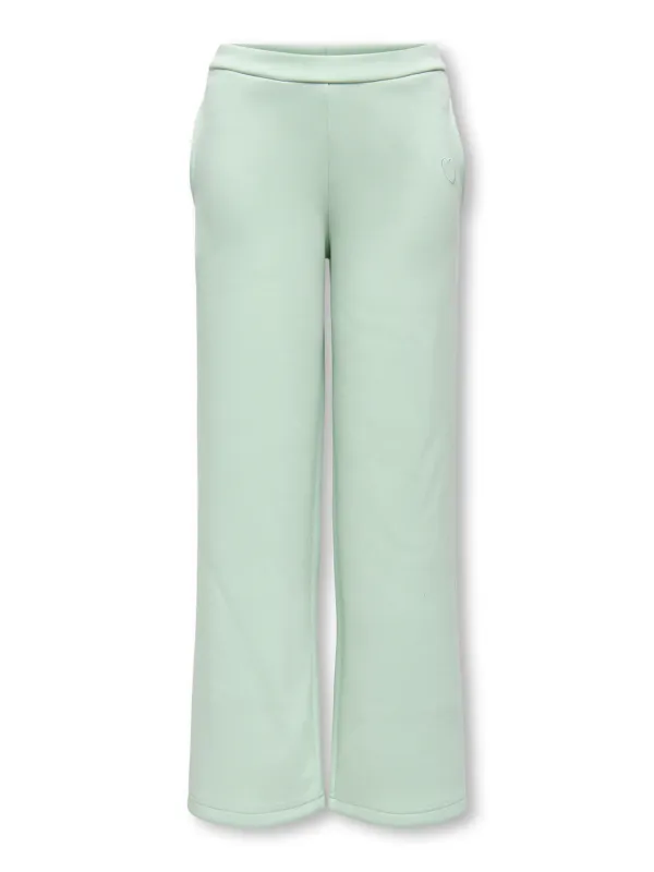 KidsOnly Ada-Nella Heart Joggebukse - Aqua Foam