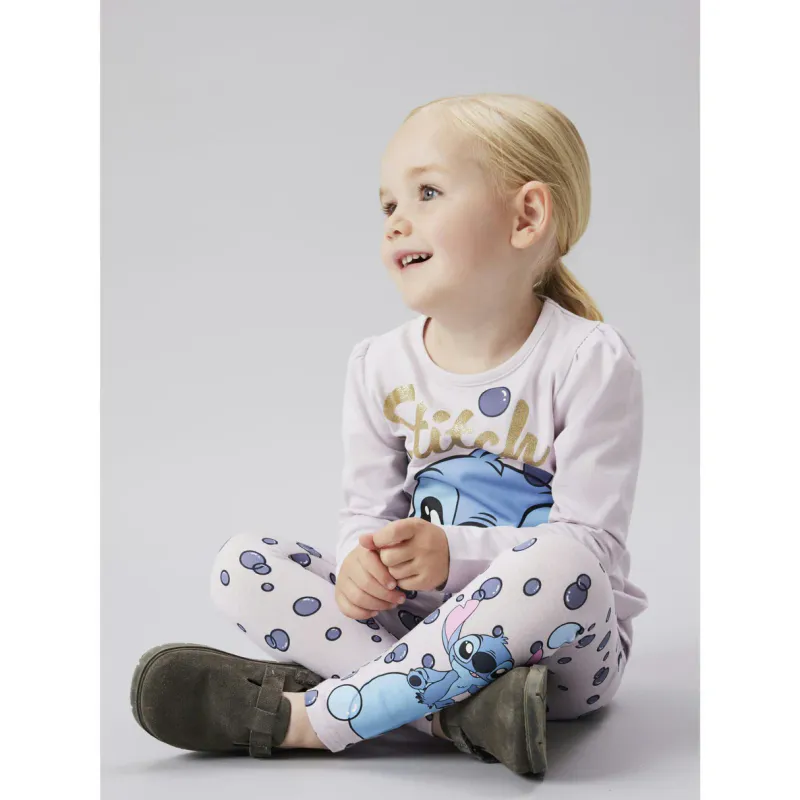 Name It Fufu Stitch ls Top - Lavender Fog