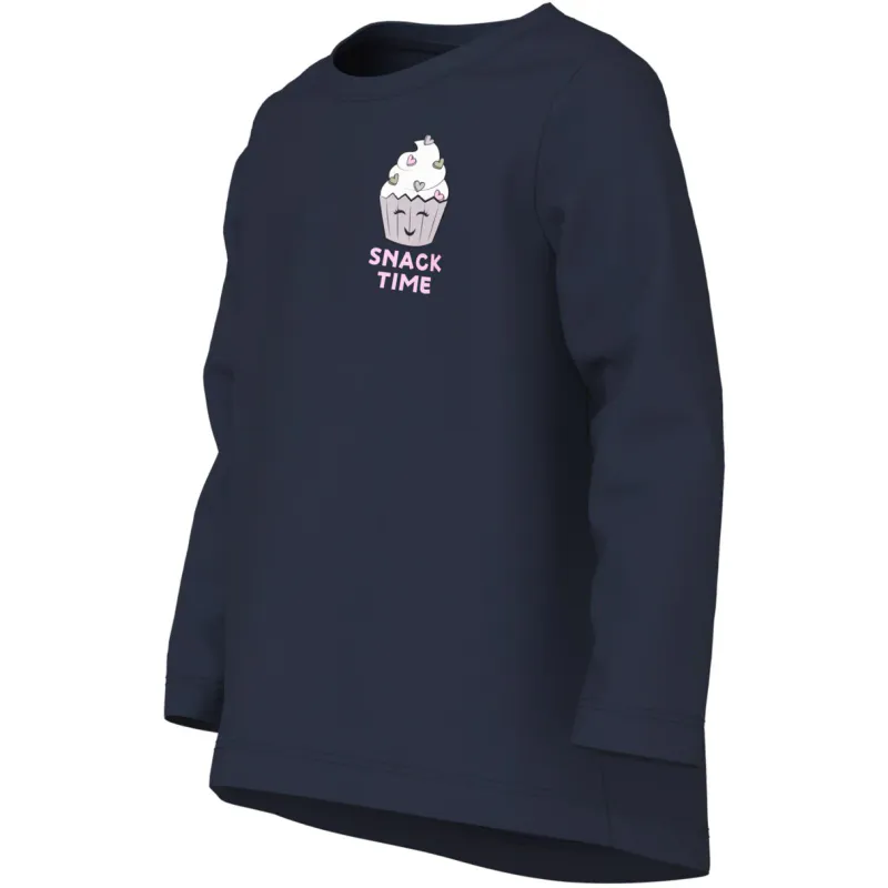 Name It Violet Ls Topp - Navy Blazer