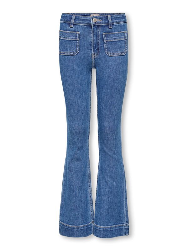 Kids Only Madison Pocket Flared - Light Blue Denim