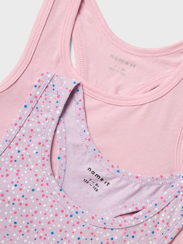 NkfShort top 2p dots - Pastel lilac
