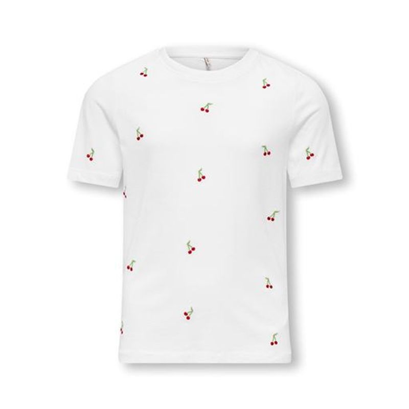 Kids Only Ketty Life Top - White/Cherry