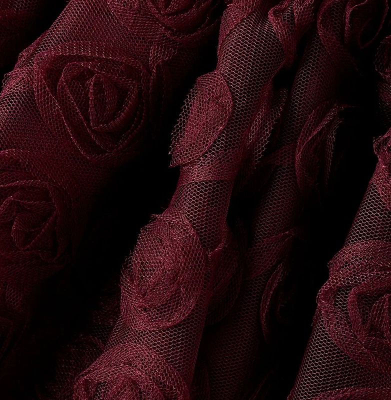 NmfSykia Tulle Skirt - Burgundy