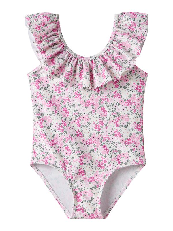 Name It Zolea Swimsuit - Bright White/Flowers