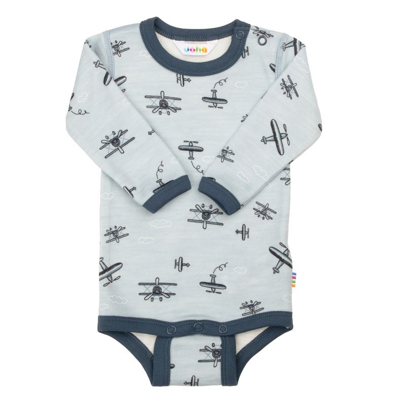 Joha ull/bambus body Propeller - Lyseblå