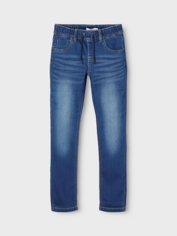 NkmRyan slim swe jeans - Dark Blue Denim