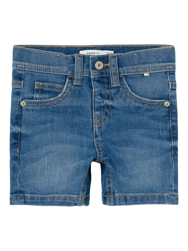 NmmSilas slim dnm shorts - Medium Blue Denim
