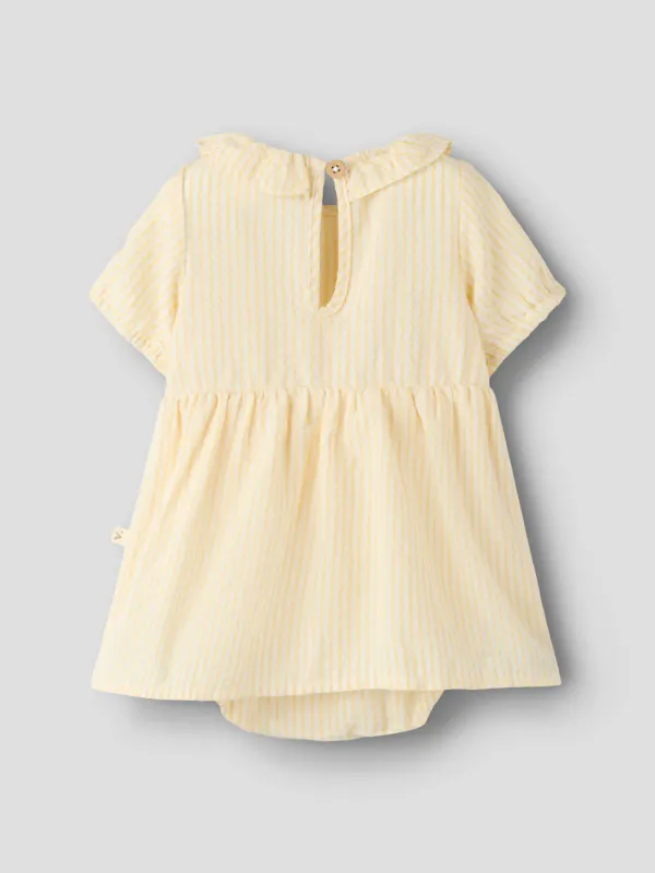 Lil’Atelier Folly Body Dress - Coconut Milk/Sahara Sun