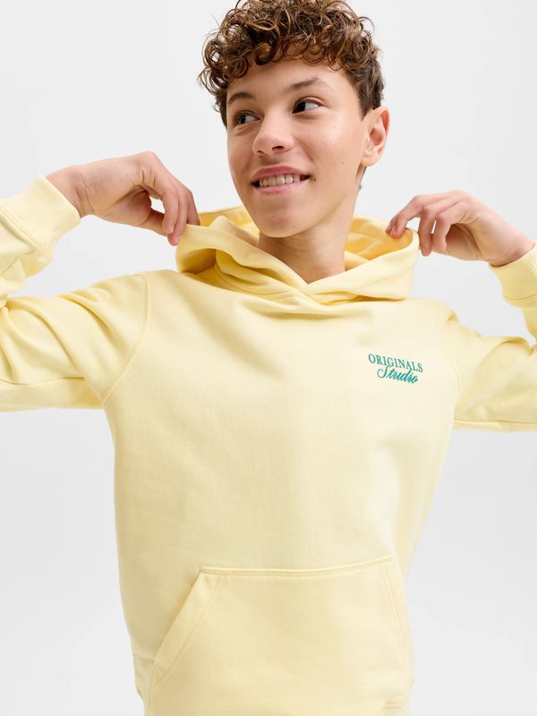 Jack & Jones Norrebro Sweat Hood - Pastel Yellow