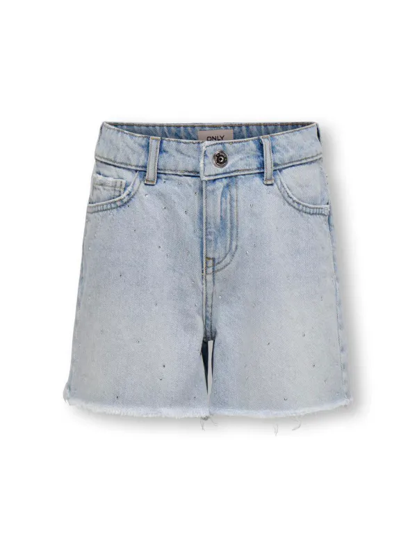 KogPacy rhinestone dnm shorts - Light Blue Denim