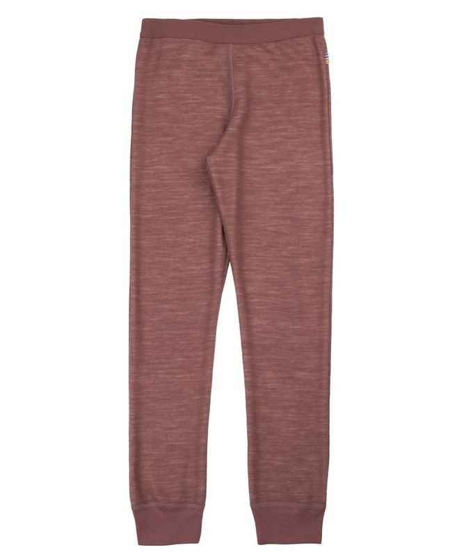 Joha leggings ull/bambus - Dark Rose