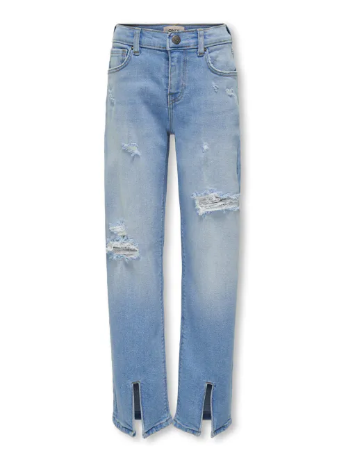 Hovedbilde KogAstrid wide dest slit dnm - Light Blue Denim
