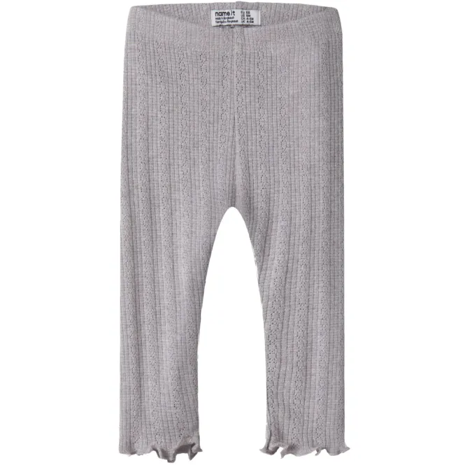 Hovedbilde NbfBlitta Legging - Lilac Marble / Melange