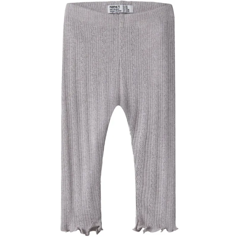 NbfBlitta Legging - Lilac Marble / Melange