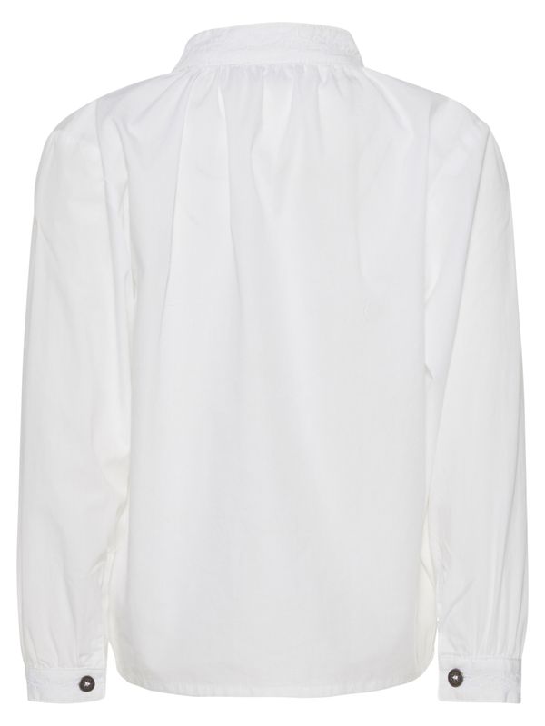 NmmToby ls shirt - Bright White