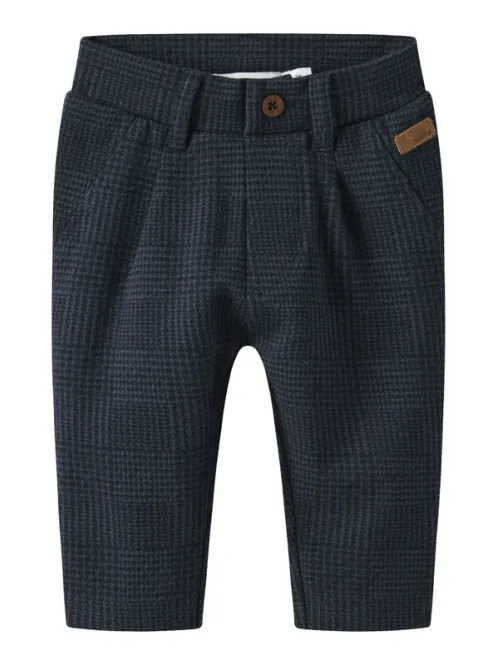 Hovedbilde NbmRobino Comfy Pant - Navy Blazer / Check