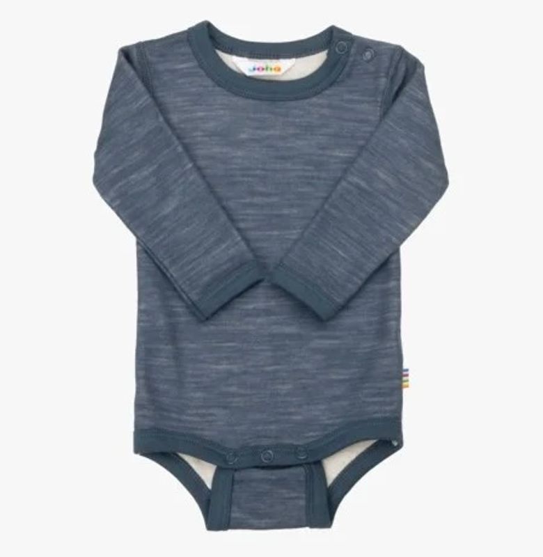 Joha ull/bambus body - Dark denim