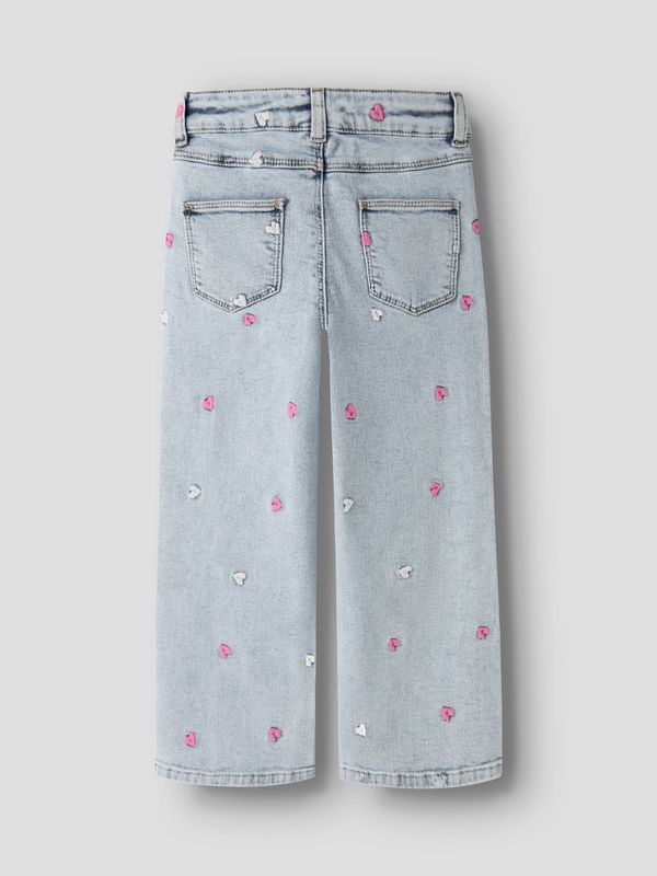 Name It Rose wide jeans - light blue bleached jeans