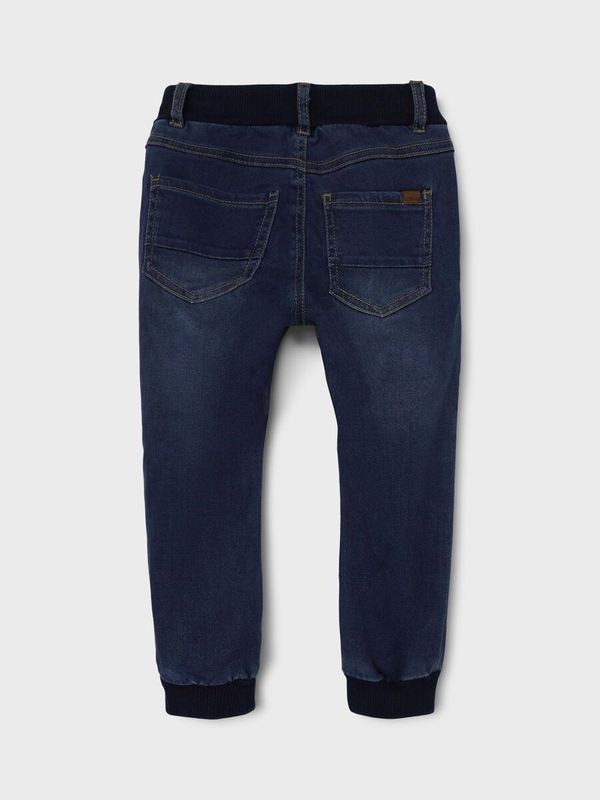 NmmBen baggy round jeans - Dark Blue Denim