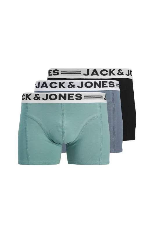 Jack&Jones jr Boxer 3-pk - Mineral Blue