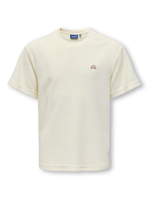 Hovedbilde Only & Sons Tellas Rlx Tee - Egret/Sundown