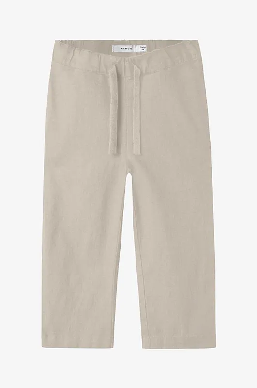 NmfFalinnen Straight Pant - Peyote