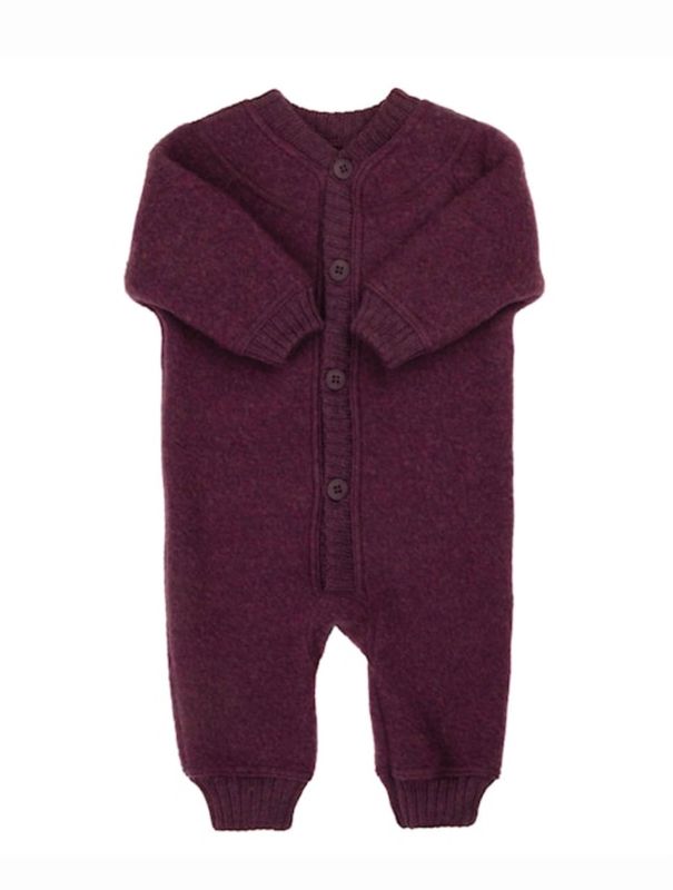 Joha ullfleece heldress - Plomme