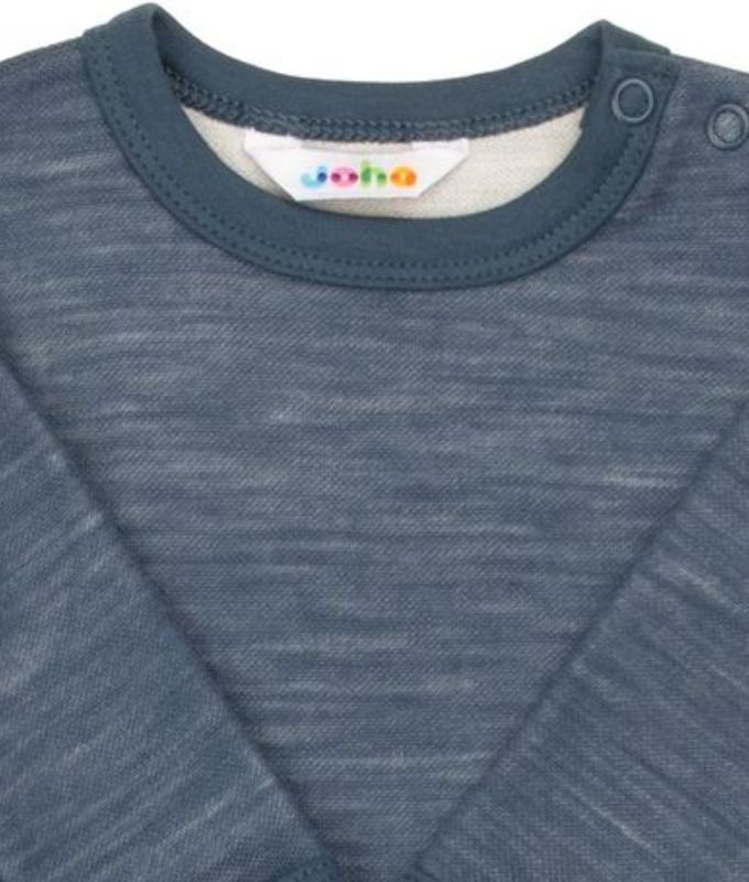 Joha ull/bambus body - Dark denim