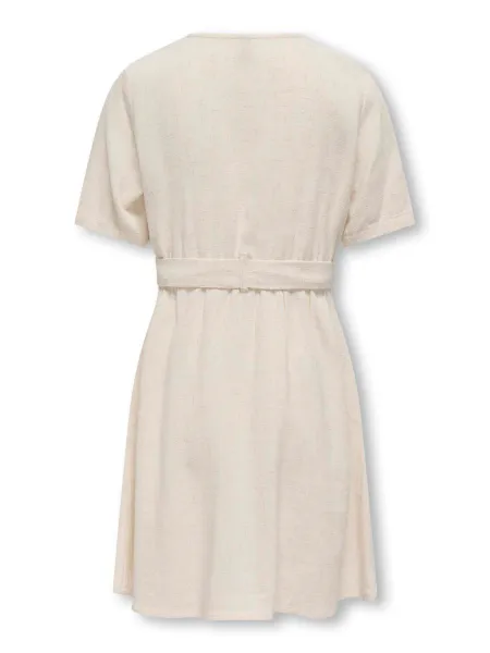 Hovedbilde KogSiesta ss Linen Dress - Moonbeam